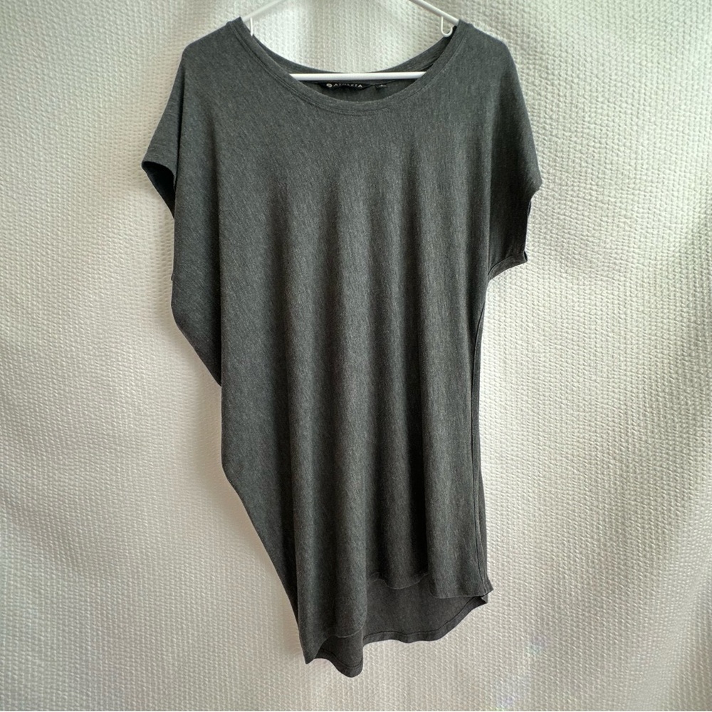 Athleta Sunlover Hilo Women’s Gray Short Sleeve Dress Size: Small